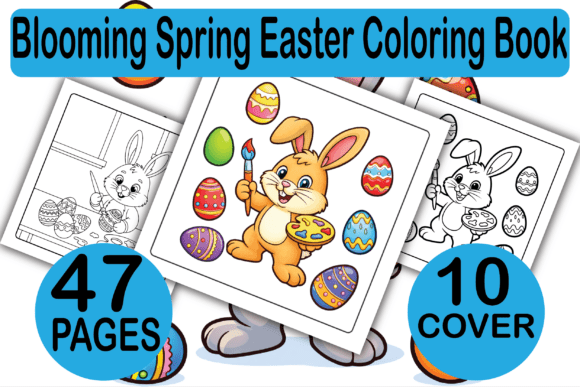 Blooming Spring Easter Coloring Book: A Versatile Digital Resource for Creators and Entrepreneurs