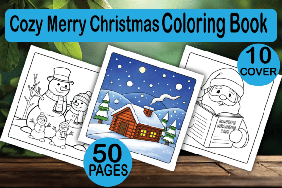 Cozy Merry Christmas Coloring Book: A Versatile Creative Resource for All Ages