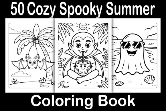 Cozy Spooky Summer Coloring Book: A Seasonal Trend That Blends Comfort, Nostalgia, and Creativity