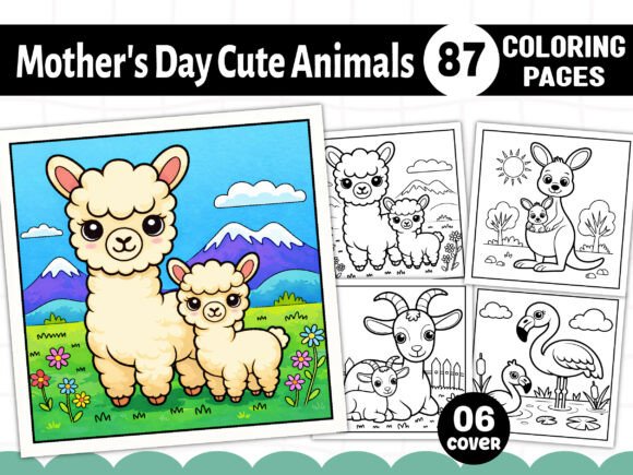 Mother’s Day Cute Animals Coloring Pages: A Creative Way to Celebrate Mom