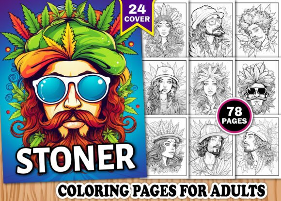 Stoner Coloring Pages for Adults: A Creative and Profitable Opportunity for Your Kindle Book