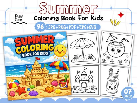 Summer Coloring Pages for Kids: Build a Profitable KDP Interior in Minutes